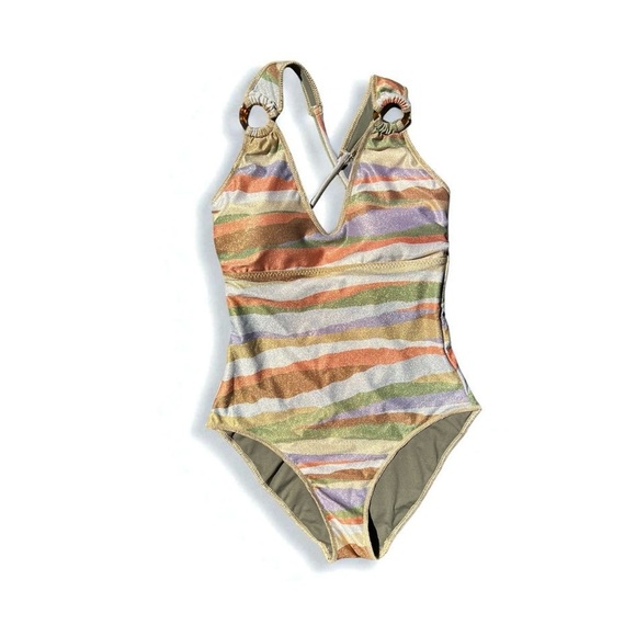 🌻NEW w/tags BECCA Canyon View Londyn One-Piece Swimsuit | Size Small - Picture 3 of 12